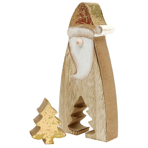 Orignal en bois décoration de fenêtre de noël décoration de table de renne avec couleur et tailles personnalisées - Product Image 4