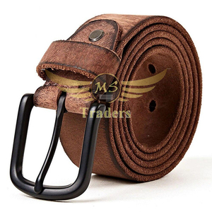 Fashion Accessories Trending Fashion Causal Belt Men Cow skin Unique Buckle Belt For Men Waistband Black Metal Color Buckle Belt - Product Image 5