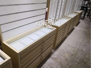 Giá đỡ kính mắt đứng tự do có khóa, kệ trưng bày kính mắt gắn tường LED, nội thất quảng cáo kính mắt, nội thất salon - Product Image 5