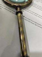 New Design Brass Handheld Magnifier glasses With Leather case Suitable For Reading at Wholesale Price