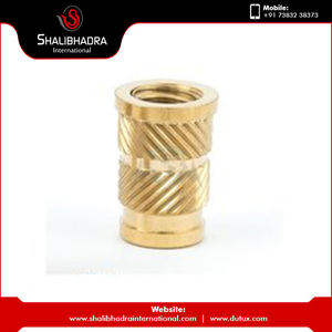 Tuercas de inserción de expansión de púas de latón pulido Conector rápido Plástico fabricado en India - Product Image 2