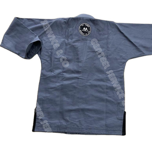 Kimono de BJJ Unisex 100% Algodón, Uniforme de Artes Marciales, Duradero, Teñido Liso, Talla Adulto con Logotipo Frontal - Product Image 3