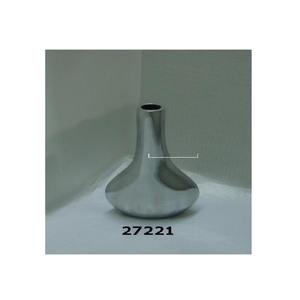 Vases à fleurs en aluminium de conception moderne fabriqués à la main brillants décoratifs pour la maison dessus de table salon et chambre à coucher - Product Image 2