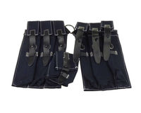Nouvelle pochette en toile bleue pour hommes, style uniforme d'extérieur, reproduction des armes allemandes MP38 MP40 de la Seconde Guerre mondiale, collection été 2024