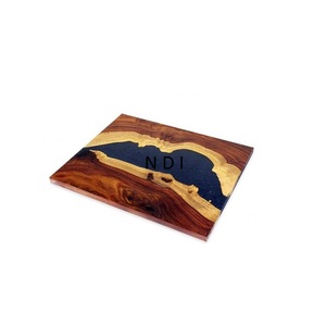 Tabla de cortar de madera de forma cuadrada ecológica, accesorio de cocina de nuevo diseño para uso doméstico, caja empaquetada, precio al por mayor - Product Image 1