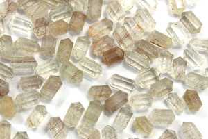 Rutile หินอัญมณีทรงหลวมทองแดงธรรมชาติ,ลูกปัด Briolette หัวแหลมสองด้านรูปทรงดินสอเหลี่ยมเพชรพลอย5ชิ้น - Product Image 4