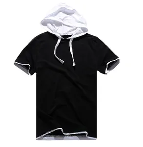 2021 sıcak satış spor üst özel T Shirt baskı spor giyim benzersiz tarzı fantezi en kaliteli kapşonlu t shirt