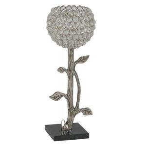 <b>Shiny</b> Silver Finishing Crystal Beaded Metal Candle Holder Eco Friendly <b>Top</b> Trending Wedding Decor Candle Stand Unique Style - Product Image 3