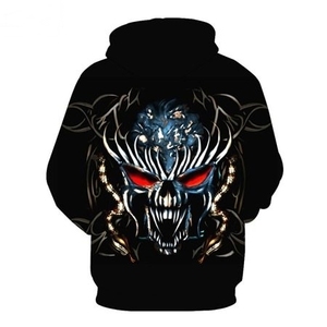 OEM personalizado 3D impresión completa unisex sudaderas con capucha de poliéster de algodón de los hombres para el invierno - Product Image 2