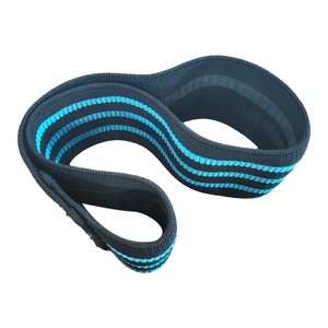 Blue Striped Squat & <b>Booty</b> Exercise Bands-Durable Resistance Bands with Custom Logo Option Wholesale Drop Shipping - Product Image 6