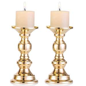 Indian Candle Holder Best Candlestick Trendy Wedding Candle Stand <b>Gold</b> Plated Candlestick <b>Candelabra</b> - Product Image 5