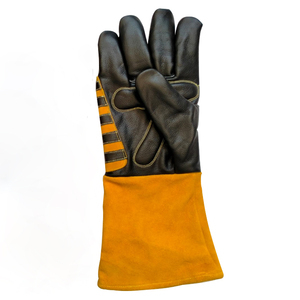 Gants de sécurité pour hommes de haute qualité en cuir de vachette et en peau de mouton pour le soudage des cuirs fendus en cuir de vachette - Product Image 2