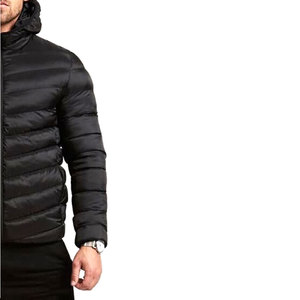 UNIQUE GYM WEAR Veste matelassée slim pour homme, coupe ajustée, hiver, imperméable, respirante, écologique, séchage rapide, coupe-vent, fermeture éclair - Product Image 6