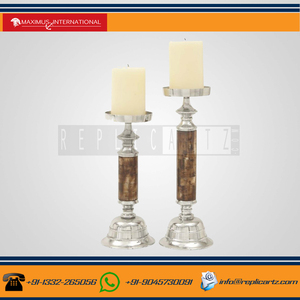 Wooden Pillar Candlestick <b>Stand</b> <b>Tea</b> Light Candle Holder Home Decor Accent for Wedding Birthday Events Table Centerpiece decor - Product Image 2