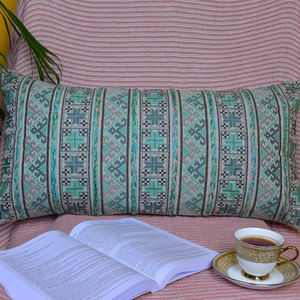 ปลอกหมอนอิงปักตกแต่งปรับแต่งได้ปลอกหมอนอิงยาวตกแต่งบ้านปลอกหมอนปัก14x32นิ้ว - Product Image 2