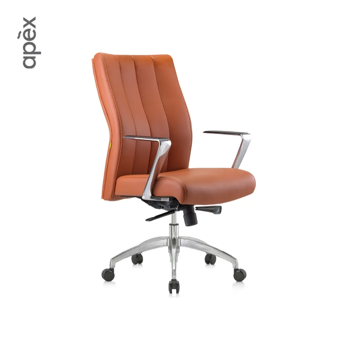 Chaise de bureau en cuir PU à dossier bas pour ordinateur, fauteuil haut de gamme avec hauteur et dossier confortable, offre spéciale