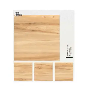 Piastrella in legno piastrella antiscivolo in porcellana per esterni colore bianco e rosso marrone 600x600 piastrelle per pavimenti in legno