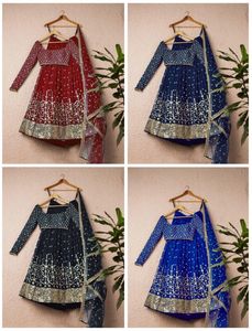 R & D ชุดเจ้าสาวแบบบอลลีวูด,ชุดสุภาพสตรีปากีสถานอินเดียสำหรับงานแต่งงานและปาร์ตี้ - Product Image 2