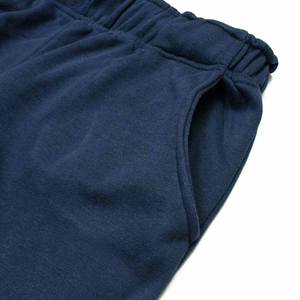 Pantalon en coton à jambe droite et à taille élastique pour hommes Pantalon d'entraînement de gymnastique léger avec broderie personnalisée Street Wear Style décontracté Lavage foncé - Product Image 6