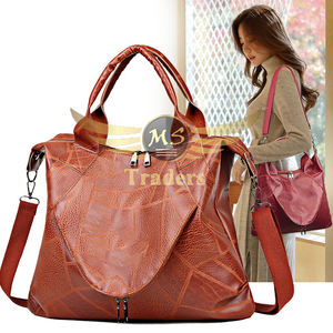 Logo personnalisé pas cher prix Hot Style sacs pour femmes en cuir Pu grand sac pour dames - Product Image 6