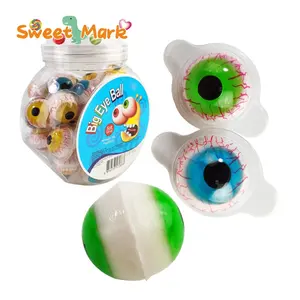 Halloween Süßigkeiten Big Eyeball Gummibärchen Halal Frucht Aromen Süßigkeiten