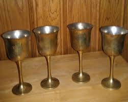 Designer Brass <b>Wine</b> <b>Goblet</b> Handmade Engraved Chalice Vintage Metal Cup Antique Finish Drinking Glass Barware Wedding Decor - Product Image 4