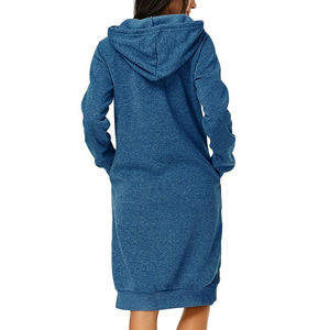 Sudadera con Capucha Corta Personalizada de Alta Calidad para Mujer, Informal, Holgada, de Manga Larga, Forrada con Forro Polar de Nailon, Estampada, para Invierno - Product Image 2