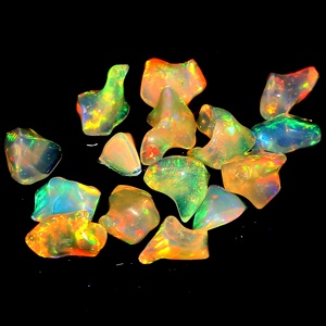 ชาวเอธิโอเปียอัญมณีหลวมแกะสลักโอปอลขัดเงาอัญมณีทำจากหินอัญมณีธรรมชาติหยาบคุณภาพสูง30ชิ้น - Product Image 5
