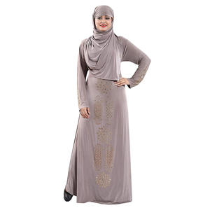 Abaya — robe musulmane à manches longues, pour femmes, tenue de bal, vente en gros - Product Image 1