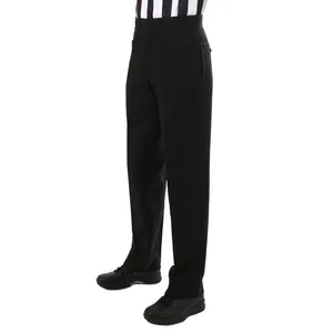 男子篮球平头裤带带环黑色足球裁判裤运动排球棒球冰球回裤