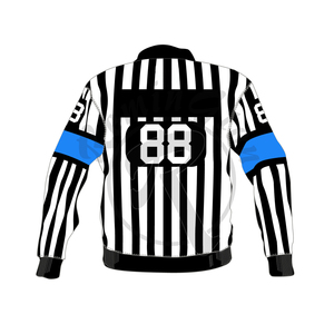 Camiseta de árbitro de hockey sobre hielo, camiseta de árbitro de hockey sobre hielo de talla grande personalizada | Precio de fábrica profesional | Jersey de árbitro - Product Image 2