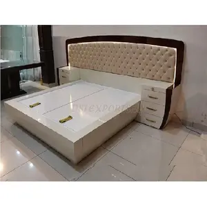 Unique Style Modern Bedroom Set For Sale Classical Modern Style Wooden Bedroom Set European Wooden Modernist Bed With Nightstand