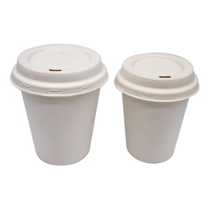 Coffee Clear Plastic Dome Lid 12" Disposable Cup Paper Lids For Cups