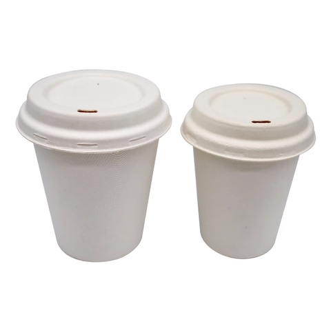 Mugs Custom Disposable Double Walled Dome Lid Push Top Lids 8oz And 12 Oz For Coffee Cups