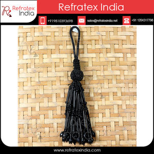 High Quality New Design Custom Size Bead Tassel for Keychain - Product Image 6