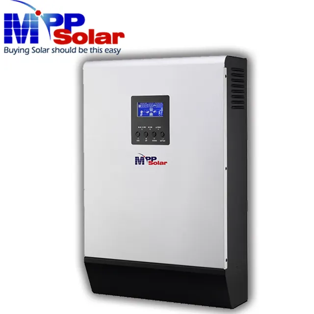 MPP Solar inverter 5000w 48v 230v 80A mppt solar charge controller off grid solar inverter battery charger 60A pure sine wave