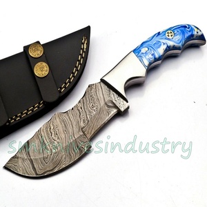 Chasse à La main Tracker Couteau de Camping En Plein Air Tracker BLEU FEUILLE de RÉSINE Poignée Belle Tracker (smk1704) - Product Image 4