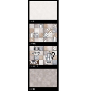 Azulejos de cerámica esmaltada digital de color marrón oscuro 30x45cm - Product Image 2