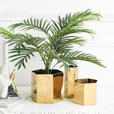 Durable Pure Brass <b>Hanging</b> <b>Basket</b> Planter Flower Vase Decorative Round <b>Garden</b> Flower Pot Used with Flower/green Plant Modern - Product Image 6