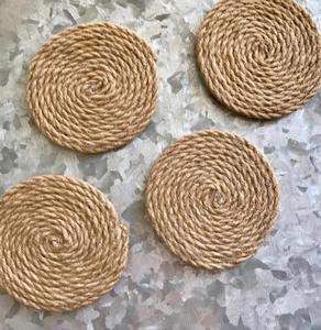 Posavasos de Cuerda de Yute Hechos a Mano - Product Image 1