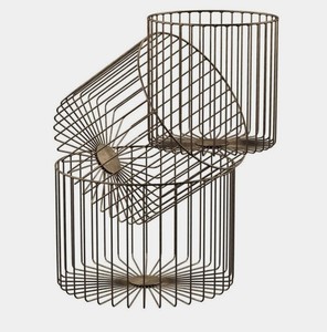 Cesta de Metal de acabado galvanizado para cocina, para el hogar Juego de 3 piezas de Metal, restaurante, frutas y verduras, Color negro - Product Image 6