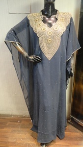 งานคริสตัลหินหนัก Farasha Kaftan Caftan/ชุด Kaftan แบบดั้งเดิม - Product Image 5