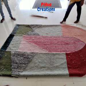 Custom Luxury Designer Wool Hand Tufted Living Room Carpet Handtufted Factory Large Teppich Area Rugs Carpet for Living Room - Product Image 4