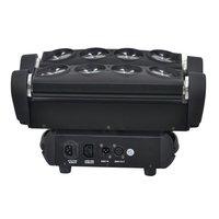 Lumière de scène à tête mobile LED 8x10W RGBW 4 en 1 pour scène, fête, bar, discothèque
