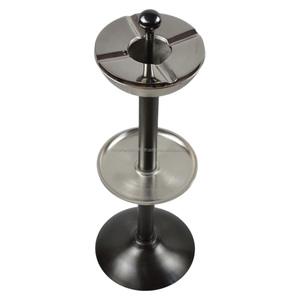 Cendrier de sol Design brillant Cendrier à grille de pilier Finition de luxe Bar de jardin Maison et hôtel Cendriers Design de bureau - Product Image 4