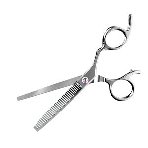 Ciseaux pour coupe de cheveux, 5 pièces, Set de ciseaux amincissants, pour désépaissir et couper les dents, professionnels - Product Image 1