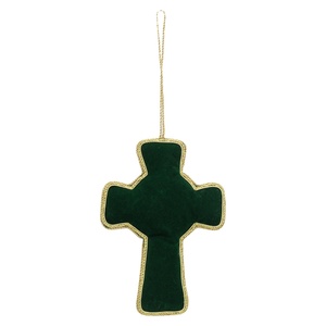 Décorations de Noël à la main Design Croix décoration de sapin de noël suspendus ornements - Product Image 4