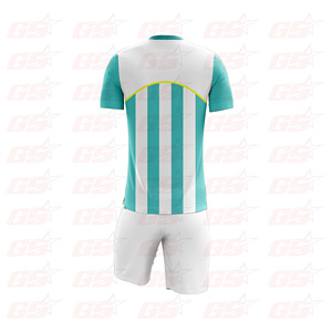 Ensemble de maillots de football pour adultes de style rétro personnalisé, vert, taille plus, séchage rapide, impression par sublimation, logo d'équipe personnalisé, nom d'équipe personnalisé, service OEM - Product Image 6