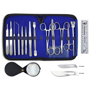 Kit de Dissection de Biologie Générale LA ELAHI de 14 Pièces, Instruments Chirurgicaux en Acier, Pinces de Dissection, Base ODM OEM 2026 - Product Image 2