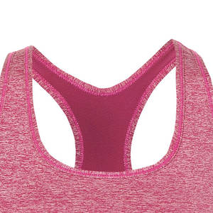 Soutien-gorge de sport pour femmes, vente chaude, débardeur de yoga, couleur unie, soutien-gorge de fitness pour l'entraînement, vente en gros 2026 - Product Image 4